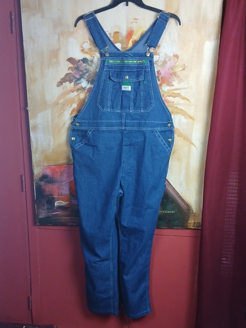 Classic Denim Overalls in Blue